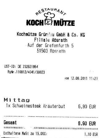 lgos Hffner Kochmtze Restaurant